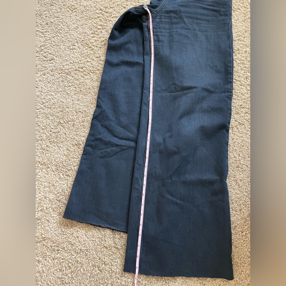 Urban Outfitters BDG Denim High Rise Wide Leg Puddle Jeans in Washed Black - Picture 11 of 12